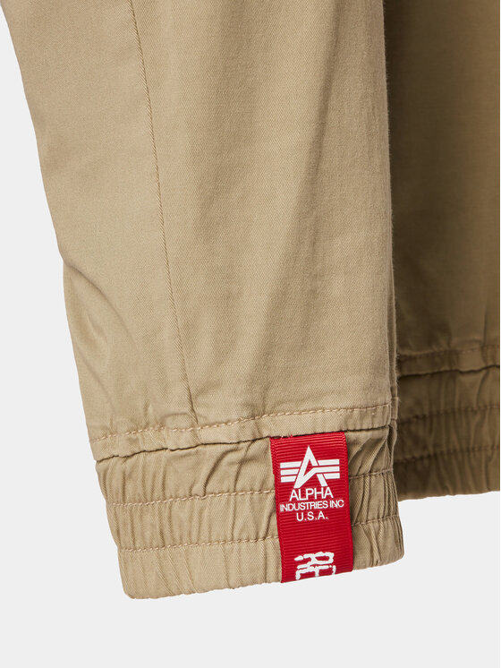 Alpha Industries Alpha Industries Joggery Twill 116202 Beżowy Slim Taper Fit