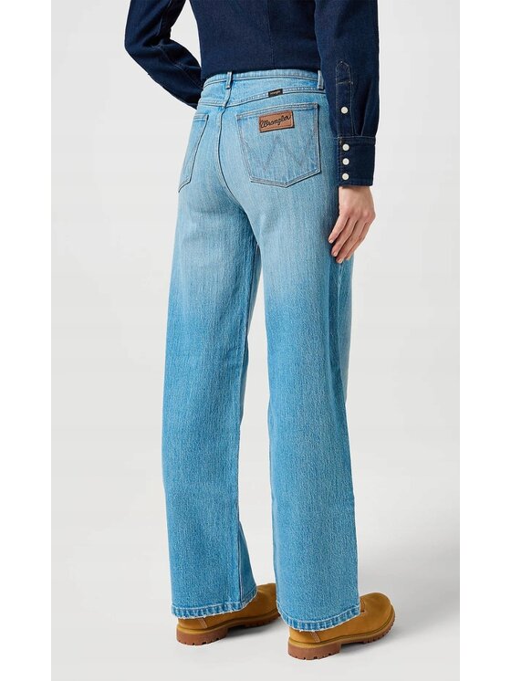 Wrangler Wrangler Jeansy Loose Straight Niebieski Loose Fit