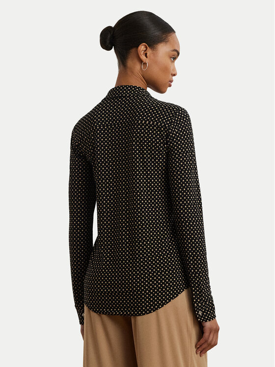 LAUREN RALPH LAUREN LAUREN RALPH LAUREN Риза 200971090001 Черен Slim Fit