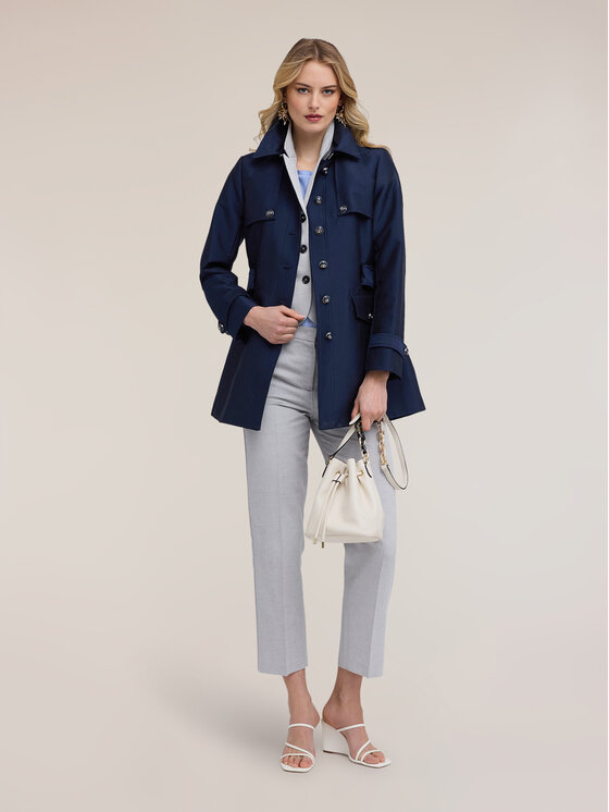 Motivi Motivi Cappotto invernale 0022Q000655N034 Blu Regular Fit