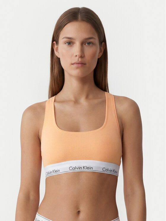Calvin Klein Underwear Calvin Klein Underwear Sutien top LV00QF8493 Portocaliu deschis