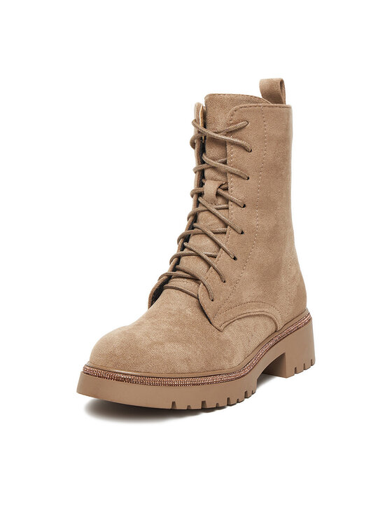 DeeZee DeeZee Schnürschuhe 8665 Beige