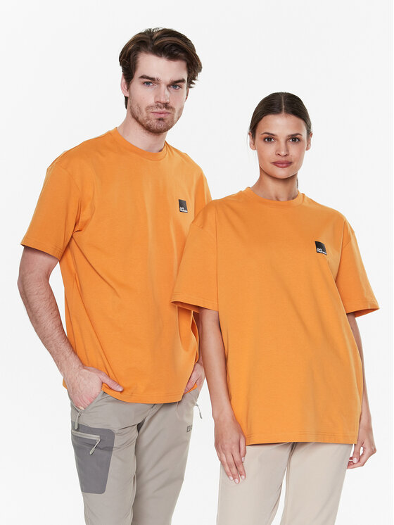 Jack Wolfskin Jack Wolfskin Maglietta tecnica Unisex Eschenheimer 1809091 Arancione Regular Fit