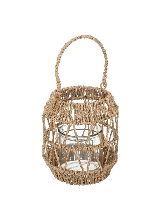 MIAhome MIAhome Lampion rattanowy ARIOTO Brązowy