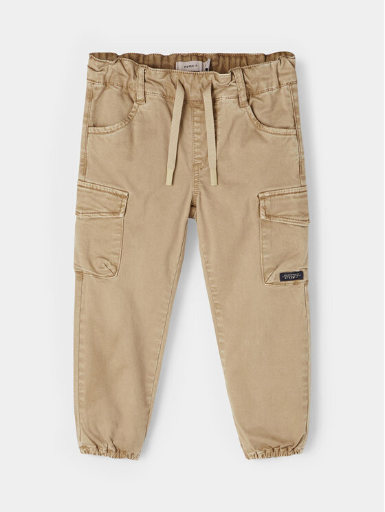 NAME IT NAME IT Jogger 13212620 Μπεζ Baggy Fit
