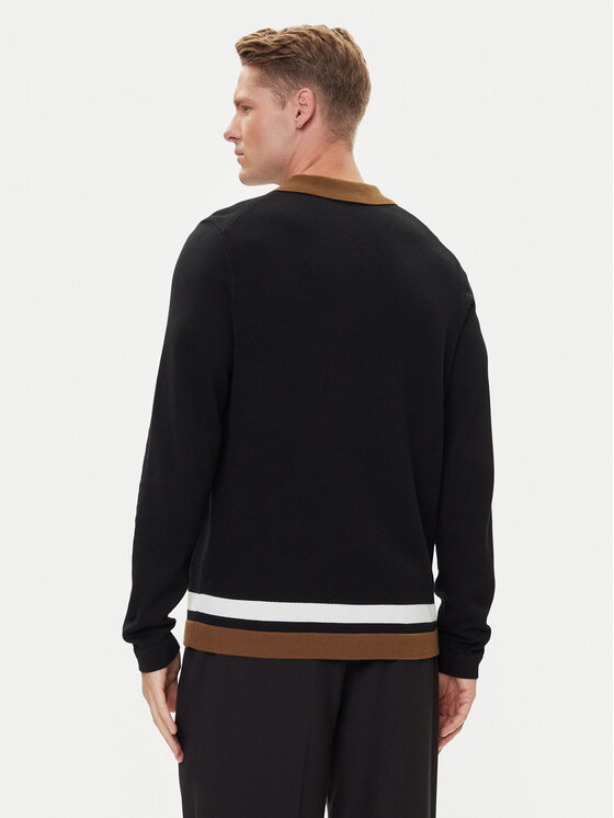 HUGO HUGO Кардиган Splon 50543770 Черен Relaxed Fit