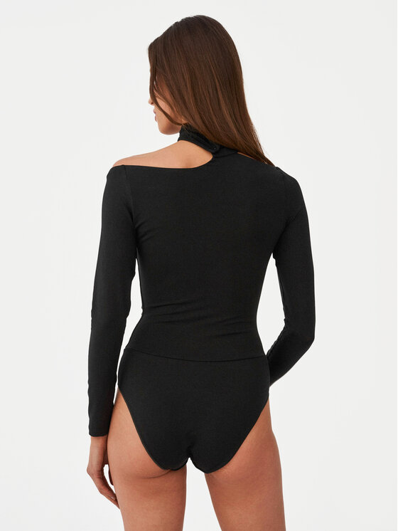 Undress Code Undress Code Боди Drunk In Love 541 Черен Slim Fit