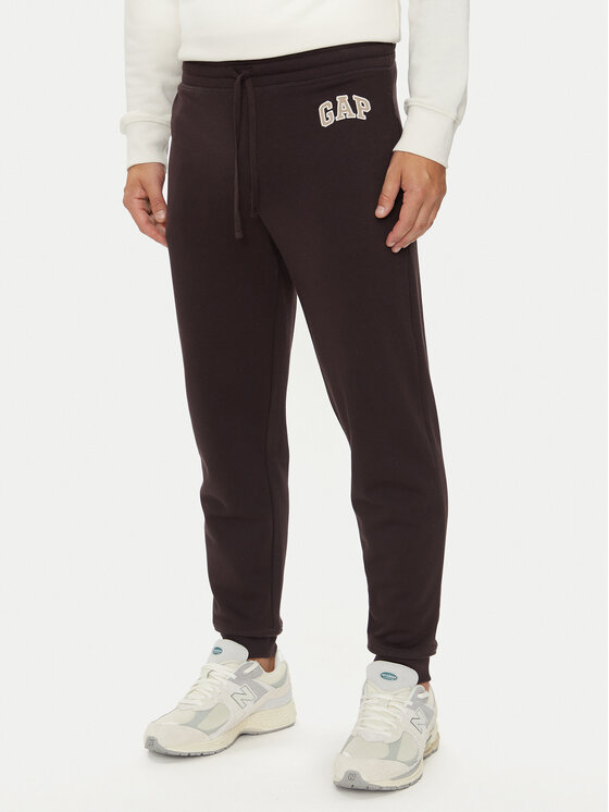 Gap Teplákové nohavice 804257-08 Hnedá Regular Fit