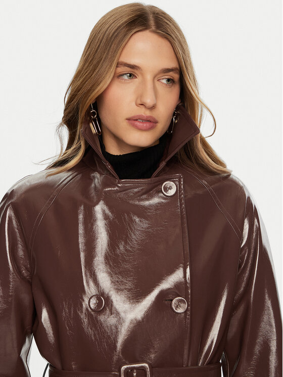 ACCESS FASHION ACCESS FASHION Trenčkot 44-9009-361 Rjava Regular Fit