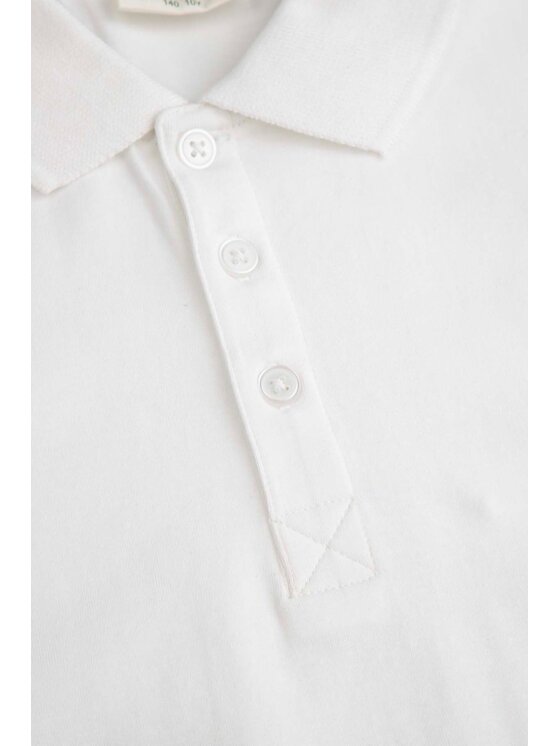 Coccodrillo Coccodrillo Polo XCX143602EJB-001 Biały Regular Fit