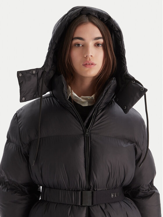 HUGO HUGO Ziemas jaka Falentina-2 50547228 Melns Regular Fit