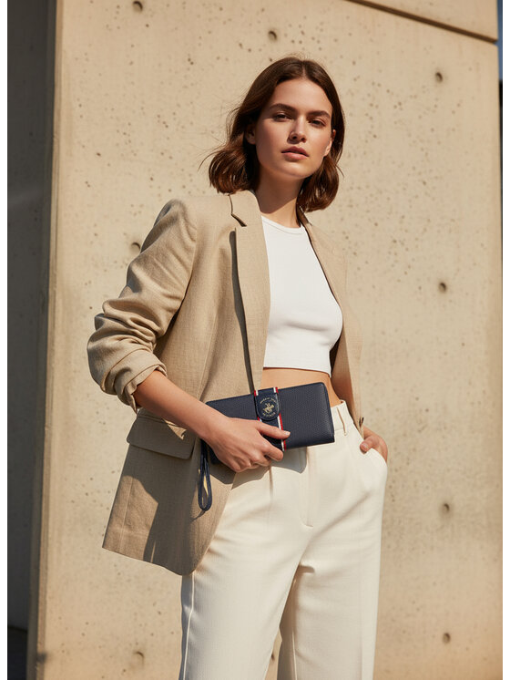 Beverly Hills Polo Club Beverly Hills Polo Club Портфейл CEO-BHPC-W1-006-AW25 Тъмносин