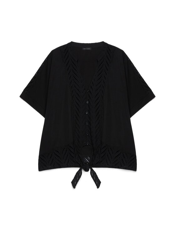 Fiorella Rubino Fiorella Rubino Camicia 5011L000174N0Z3 Nero Boxy Fit