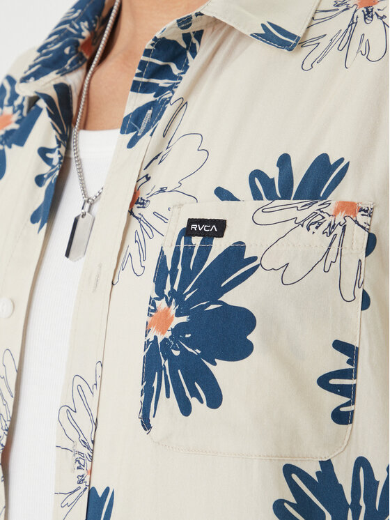 RVCA RVCA Cămașă Resort AVYWT00520 Bej Relaxed Fit