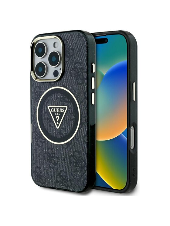 Guess Guess Etui na telefon Apple iPhone 16 Pro Czarny