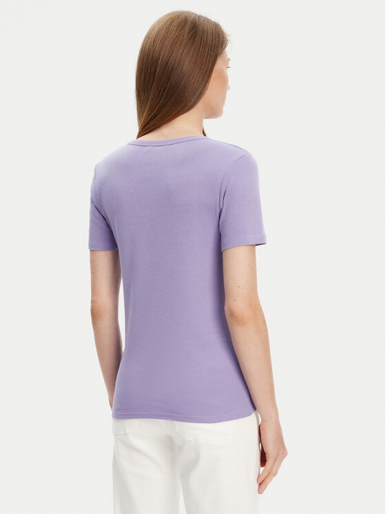 United Colors Of Benetton United Colors Of Benetton T-shirt 3GA2E16A0 Ljubičasta Regular Fit