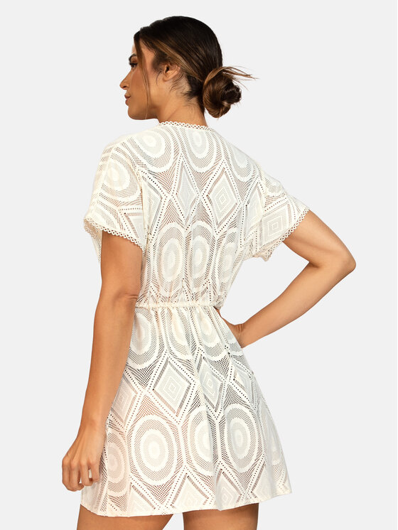Feba Feba Vestito da spiaggia F218 Écru