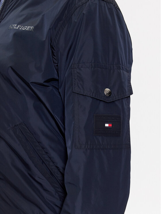 Tommy Hilfiger Tommy Hilfiger Μπόμπερ μπουφάν MW0MW31642 Σκούρο μπλε Regular Fit