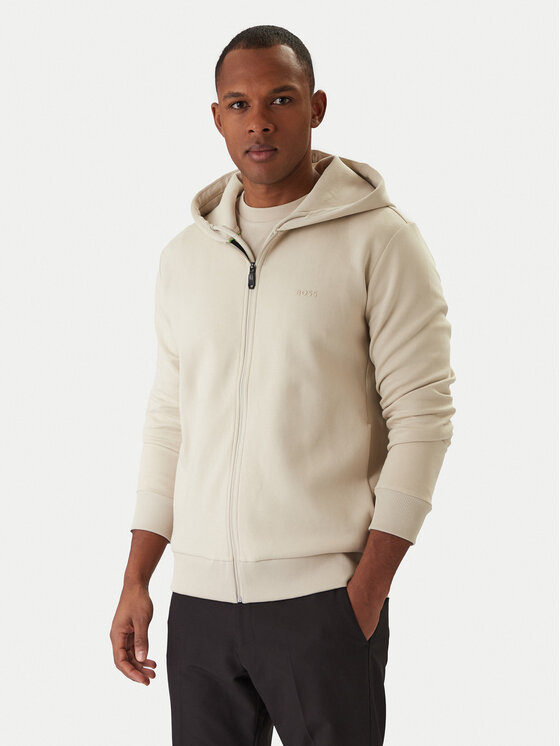 BOSS BOSS Bluză Saggy 50555495 Bej Regular Fit