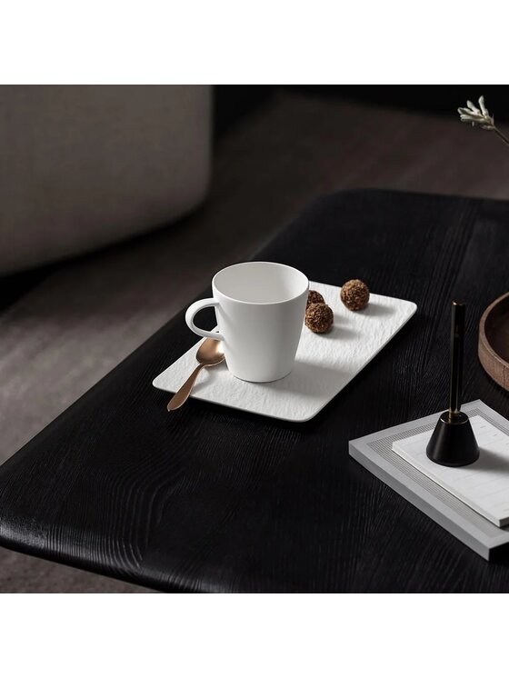 Villeroy & Boch Villeroy & Boch Talerz do serwowania Manufacture Rock Blanc Villeroy & Boch Biały