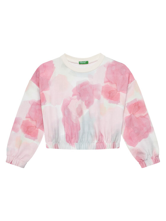United Colors Of Benetton Bluza 35UJC10OB Różowy Regular Fit