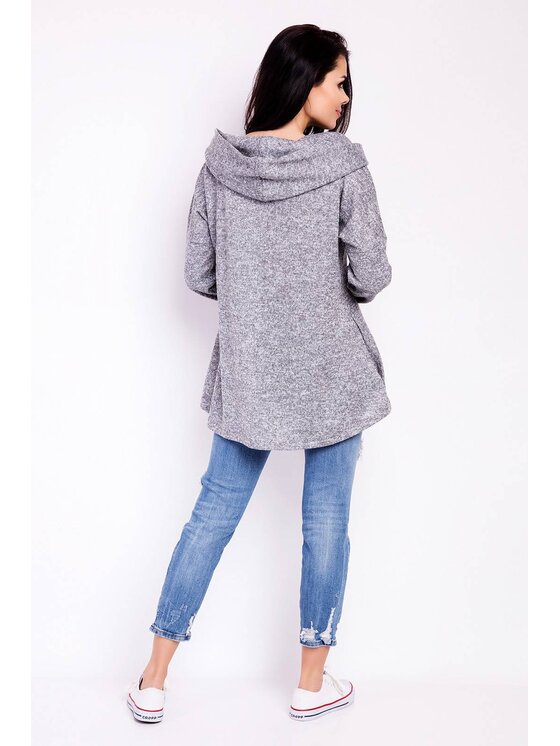 Infinite You Infinite You Mikina M119 Šedá Basic Fit