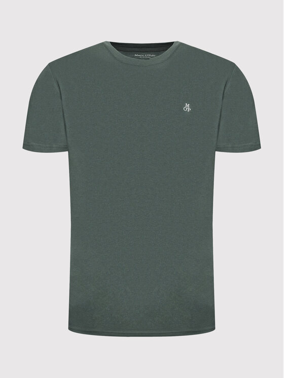 Marc O'Polo Marc O'Polo T-Shirt B21 2012 51054 Zielony Regular Fit