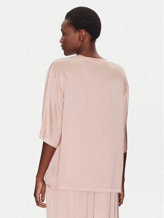 ViCOLO ViCOLO Bluză TD0013 Roz Relaxed Fit
