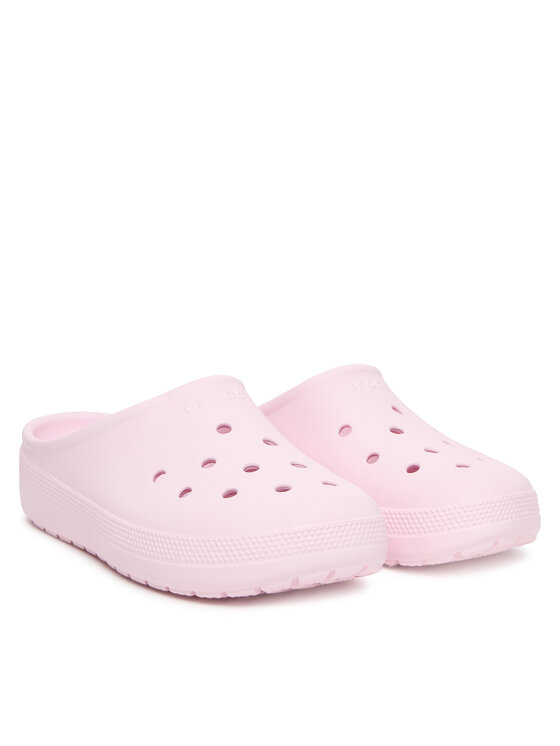 Crocs Crocs Klapki Classic Low Profile Clog 211139 Różowy
