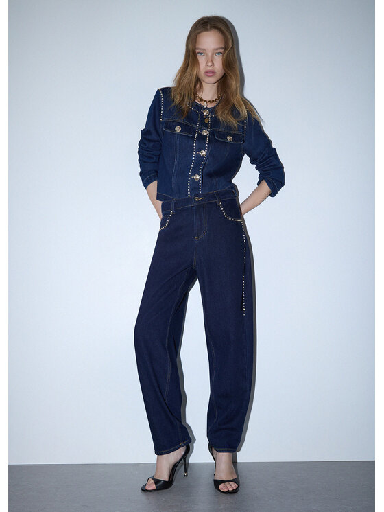 Liu Jo Liu Jo Jeansy UF6232D034777000 Niebieski jasny Loose Fit