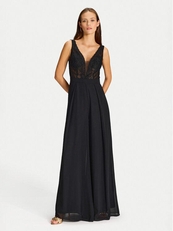 Hey Kyla Hey Kyla Salopetă 3AJ001HK Negru Regular Fit