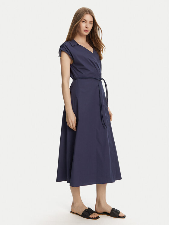 Marella Marella Vestito da giorno Riviera 2513221052 Blu scuro Relaxed Fit