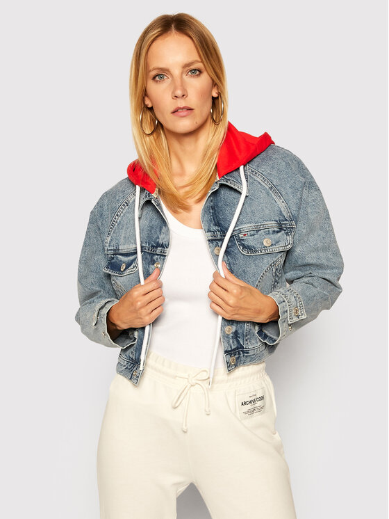 tommy jeans cropped hoodie