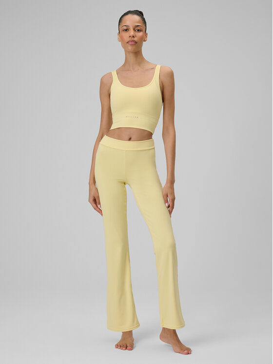 4F 4F Spodnie dresowe YOGA Żółty Regular Fit