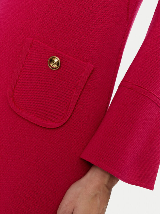 Luisa Spagnoli Luisa Spagnoli Плетена рокля Melodiosa 58421 Розов Regular Fit