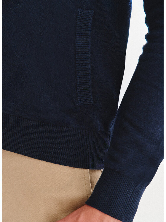Pako Lorente Pako Lorente Sweter P25WF-2X-007 Granatowy Classic Fit