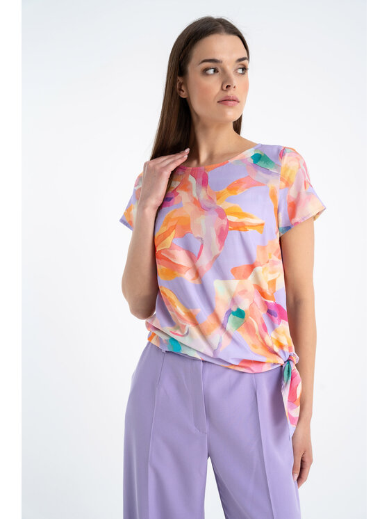 CLICK CLICK Μπλουζάκι 10-6838 Έγχρωμο Jazzy Fit