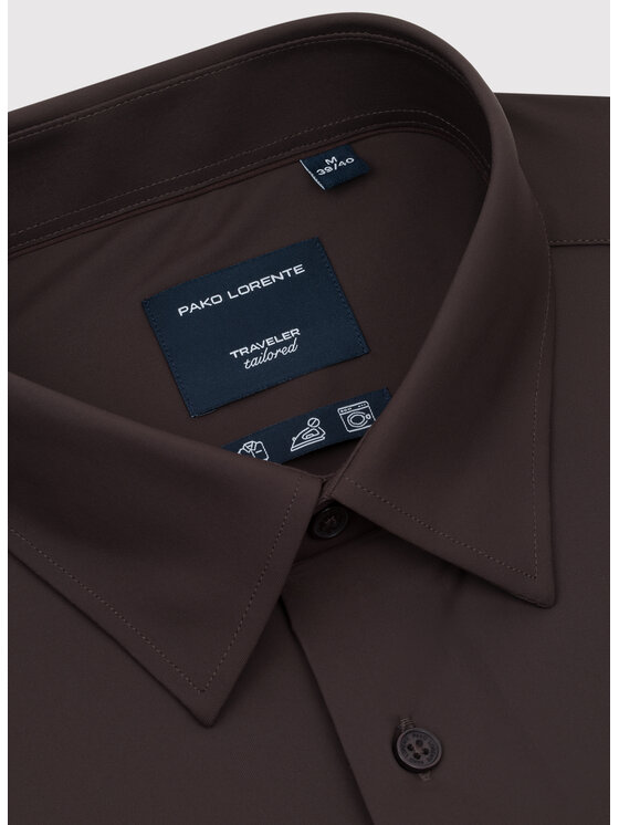 Pako Lorente Pako Lorente Koszula P26WF-1X-011 Brązowy Slim Fit
