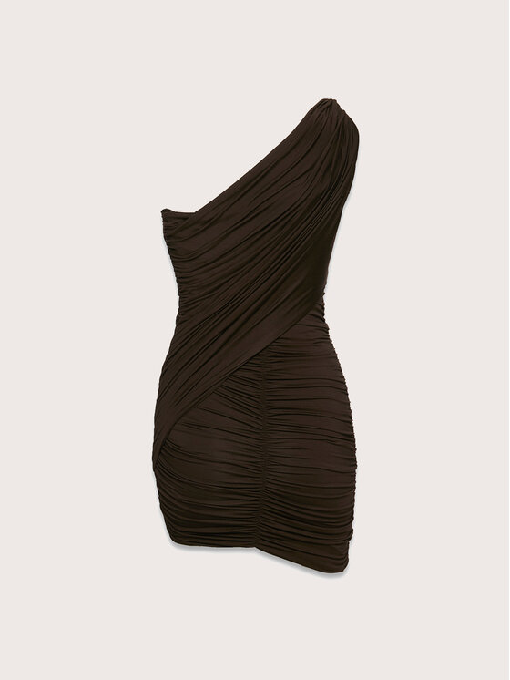 La Mania La Mania Abito da cocktail HILDA Marrone Classic Fit