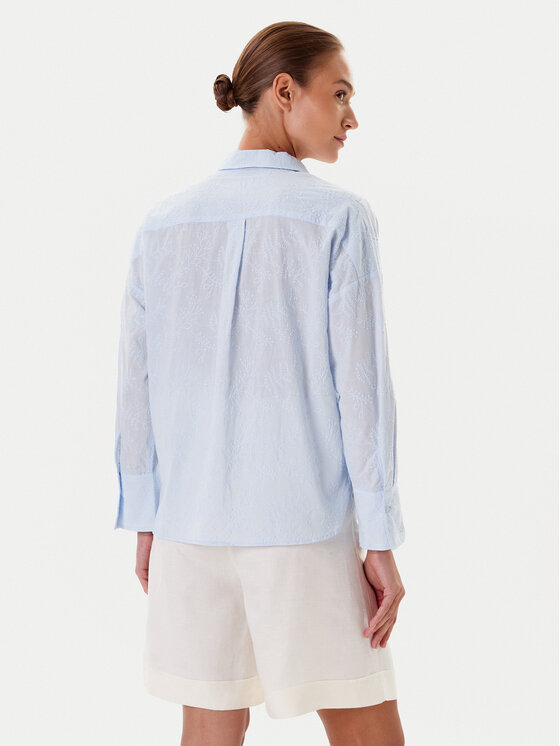 Tatuum Tatuum Camicia Ines T2501.079 Celeste Regular Fit