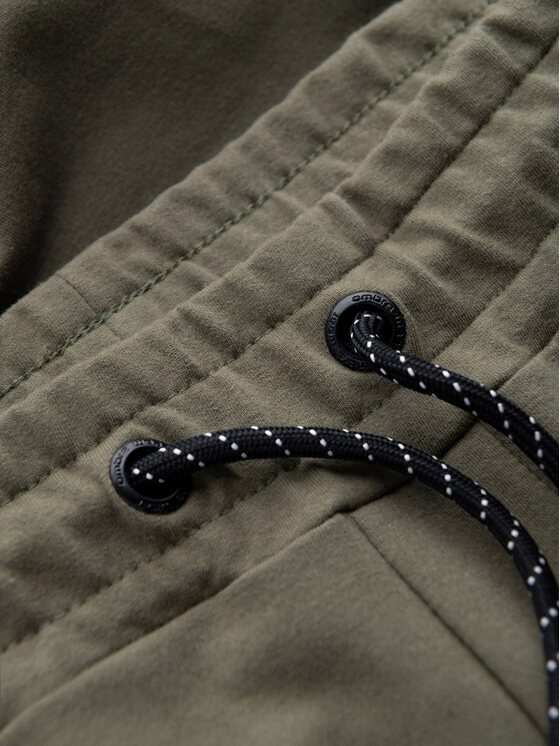 Ombre Ombre Teplákové kalhoty OM-PASK-0167 Khaki Regular Fit