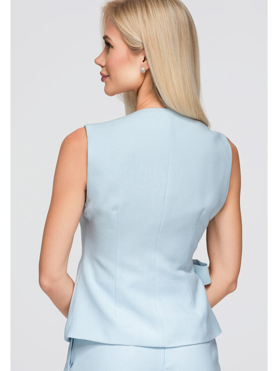 Ombre Ombre Marynarka OW-BL-E0004 Niebieski Slim Fit