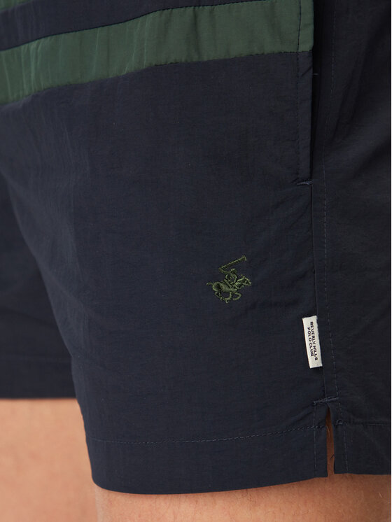 Beverly Hills Polo Club Beverly Hills Polo Club Szorty kąpielowe P-SS26M-SUNNY-0298 Granatowy Regular Fit