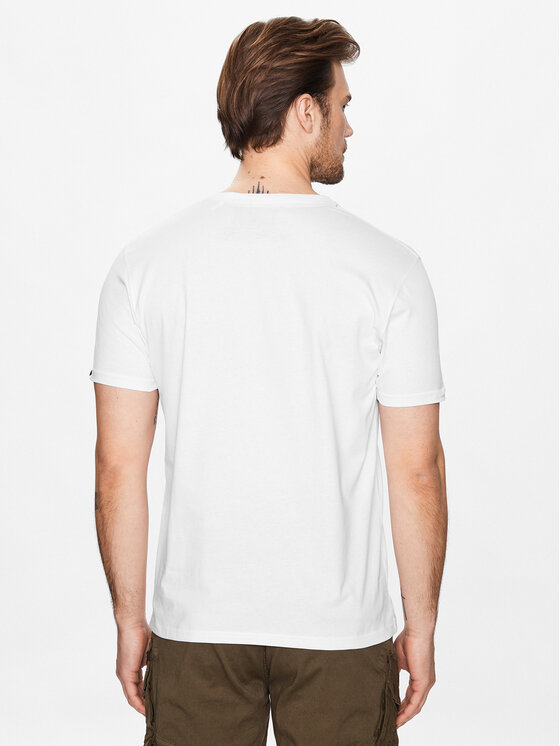 Alpha Industries Alpha Industries Komplet t-shirtów Alpha Label 118534 Biały Regular Fit
