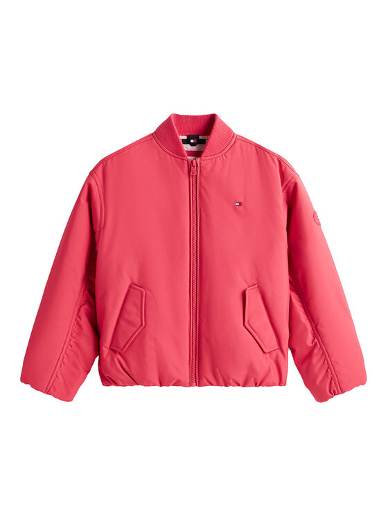 Tommy Hilfiger Tommy Hilfiger Bomber dzseki KG0KG08927 Rózsaszín Regular Fit