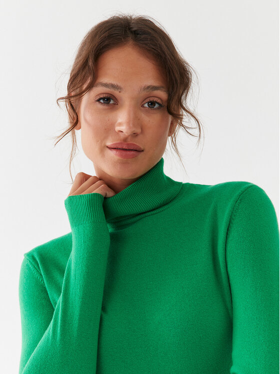 United Colors Of Benetton United Colors Of Benetton Golf 1002D2348 Roheline Regular Fit