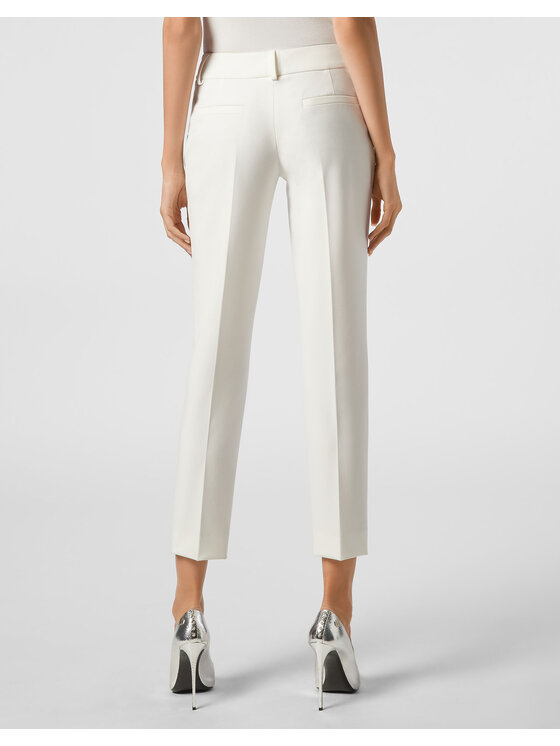PHILIPP PLEIN PHILIPP PLEIN Pantaloni di tessuto 6543 Bianco