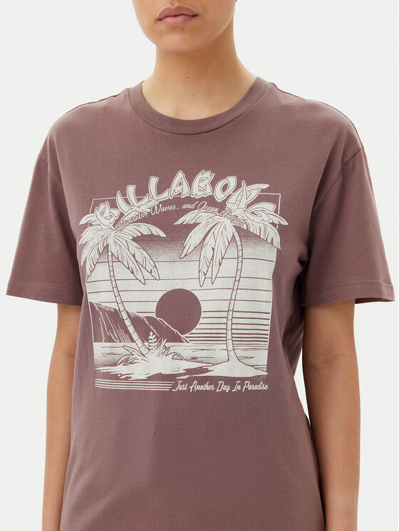 Billabong Billabong Marškinėliai Sweet Escape EBJZT00419 Ruda Relaxed Fit