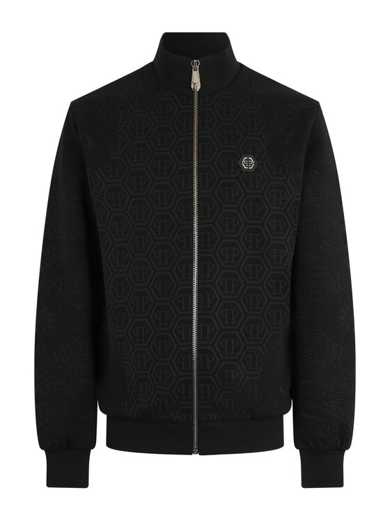 PHILIPP PLEIN PHILIPP PLEIN Bluza 29690 Czarny Jegging Fit