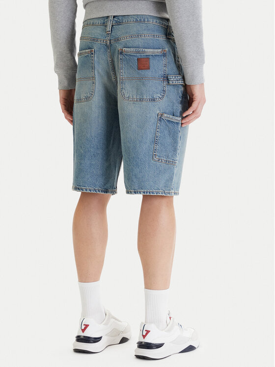 Guess Jeans Guess Jeans Džinsai M6GD00 D5M5S Mėlyna Relaxed Fit